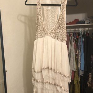 Free People White charmed dress